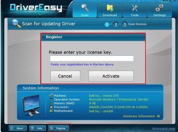 easy driver license key free